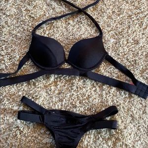 Black Victoria secret bikini